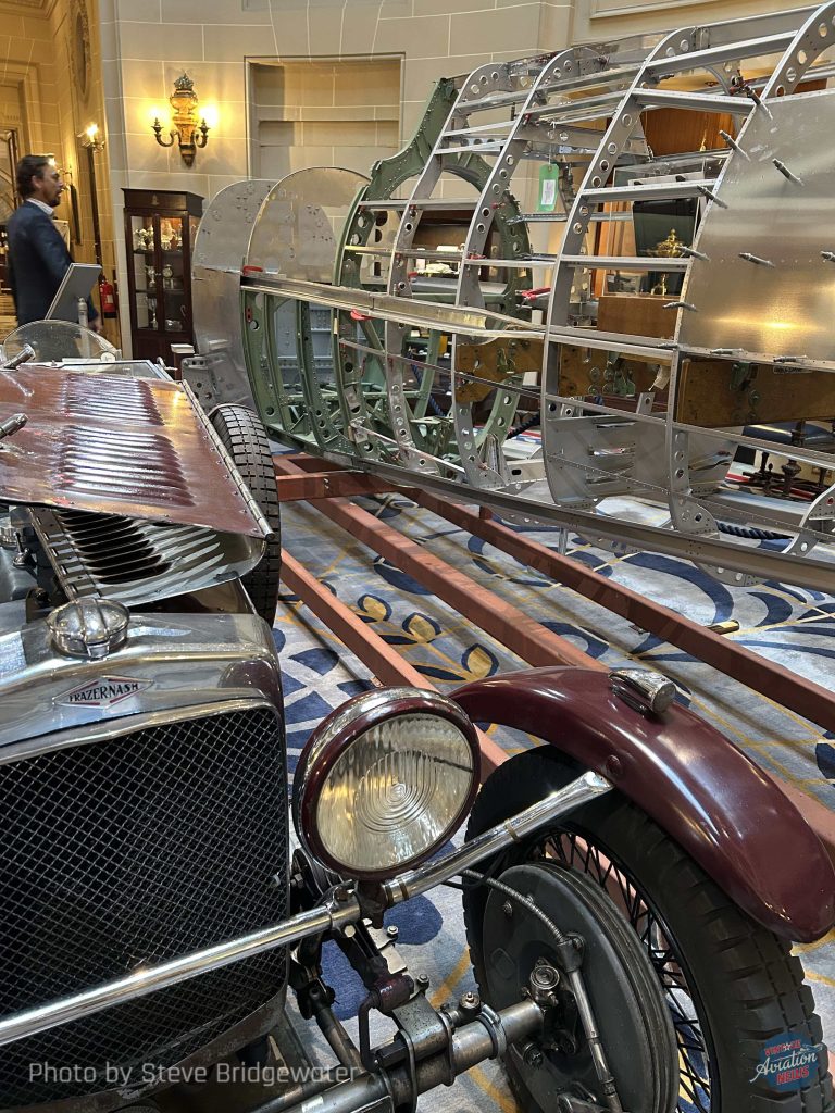 Rare Reconnaissance Spitfire PR.IV AA810 on Display at the Royal Automobile Club 14 Spitfire PR.IV AA810 G PRID