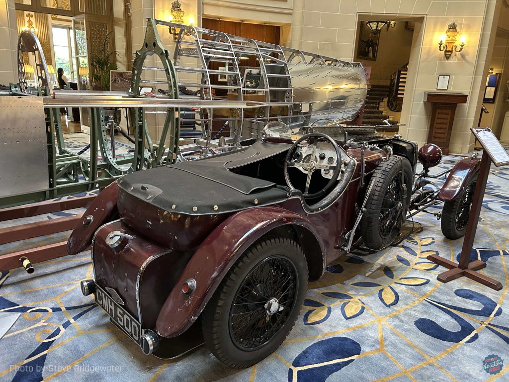 Rare Reconnaissance Spitfire PR.IV AA810 on Display at the Royal Automobile Club 10 Spitfire PR.IV AA810 G PRID 2