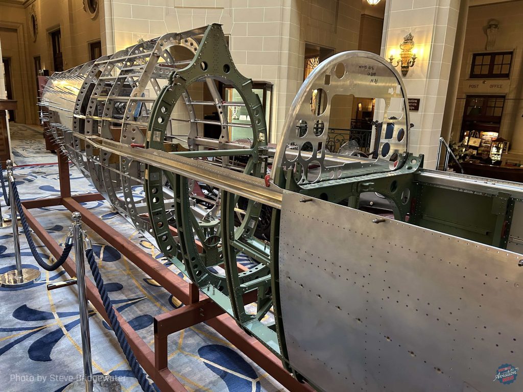 Rare Reconnaissance Spitfire PR.IV AA810 on Display at the Royal Automobile Club 13 Spitfire PR.IV AA810 G PRID 5