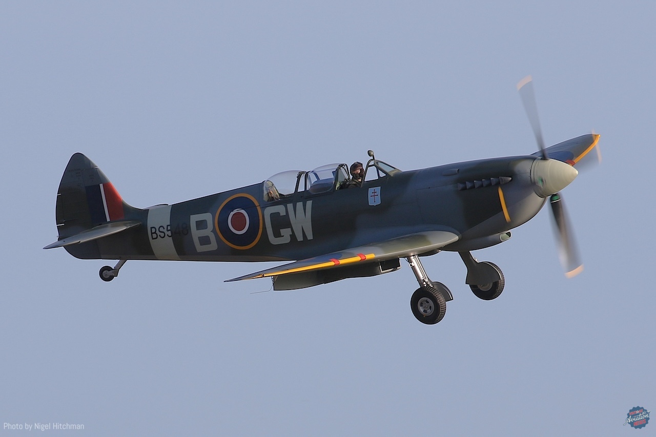 Supermarine Spitfire Mk.IX BS548 Completes First Flight at Duxford, Becoming Australia’s First Two-Seat Spitfire 11 Spitfire T.IX BS538 Ross Pay 5652c