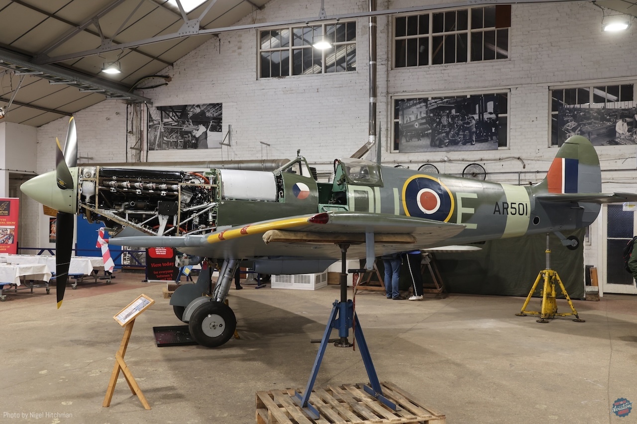 Inside Shuttleworth Collection’s Engineering Open Weekend 2026 29 Spitfire Vc R6 7039