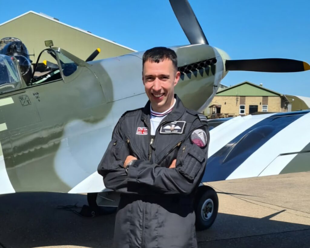 Royal Air Force Grounds BBMF Fleet Following Pilot's Death in Spitfire Crash 10 Sqn Ldr Mark Long via RAF