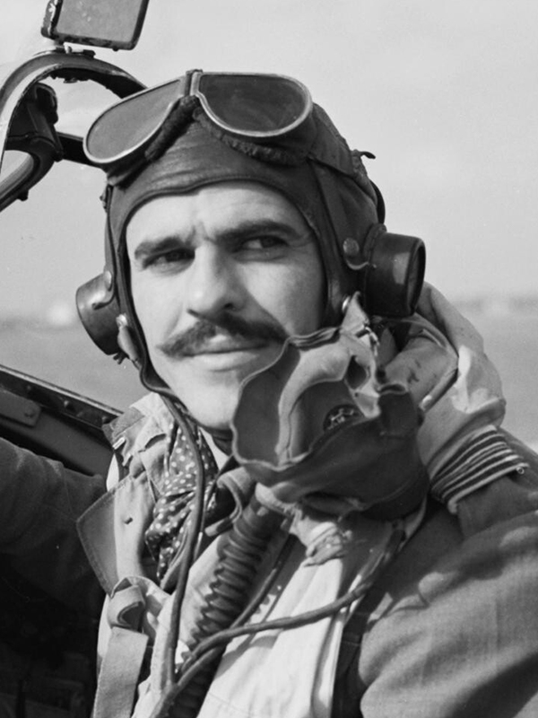 Pima Air & Space Museum's Freshly Refurbished Hawker Hurricane Mk.XII Unveiled 10 Squadron Leader Lance C Wade CNA1979 detail