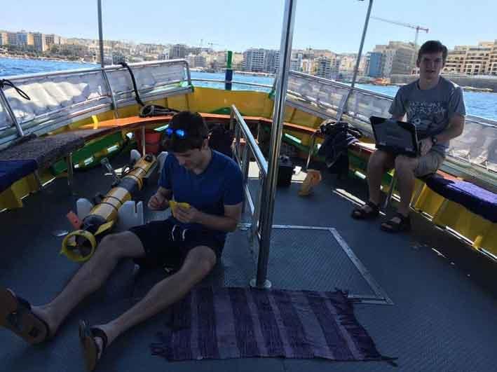 University Students Locate Sunken Fairey Swordfish Off Maltese Coast 11 Students from California Polytech University have located a sunken British World War II warplane off the coast of Malta
