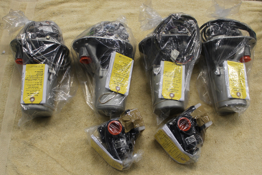 XP-82 Twin Mustang - Feb.-April, 2015 - Restoration Update 16 The four submerged boost pumps (top) and two engine driven boost pumps (bottom). (photo via Tom Reilly)