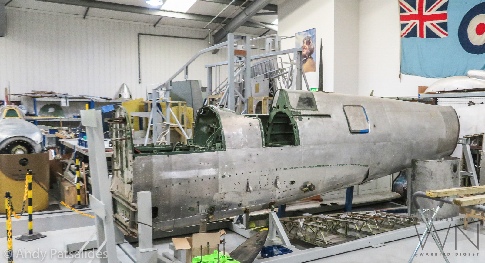 Greek Spitfire Resurfaces at Biggin Hill 10 Supermarine Spitfire Mk.IX MJ755 at Biggin Hill April 2018 Andy Patsalides photo 2