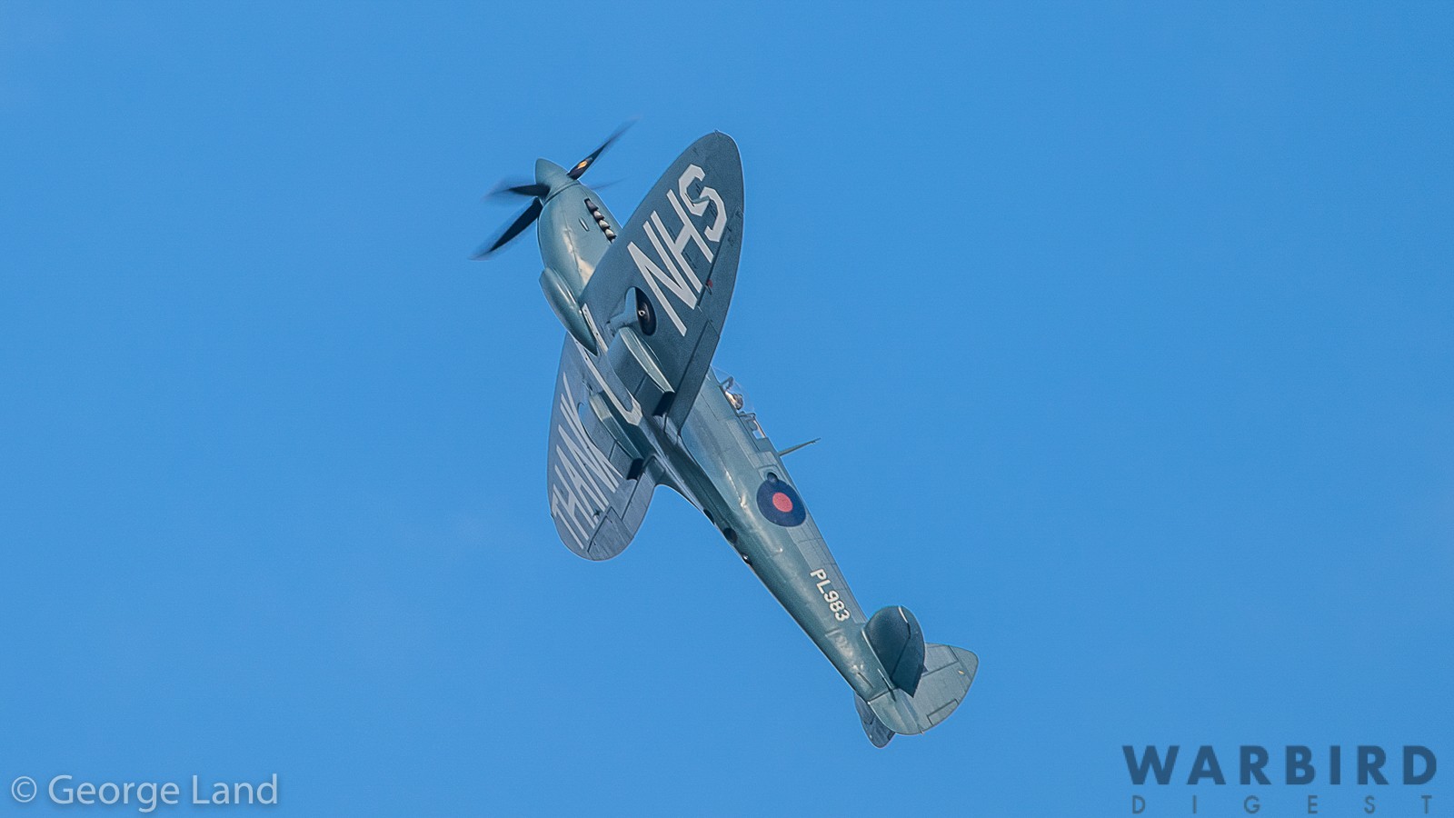 Imperial War Museum - Battle of Britain Air Show Report 69 Supermarine Vickers Armstrong Spitfire P.R.lX PL983 G PRXI No4 Squadron 2nd Tactical Air Force RAF Z72 9873 copy