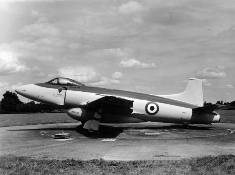 Today in Aviation History: First Flight of the Supermarine Attacker F.1 12 Supermarine Attacker FB2 in 1952