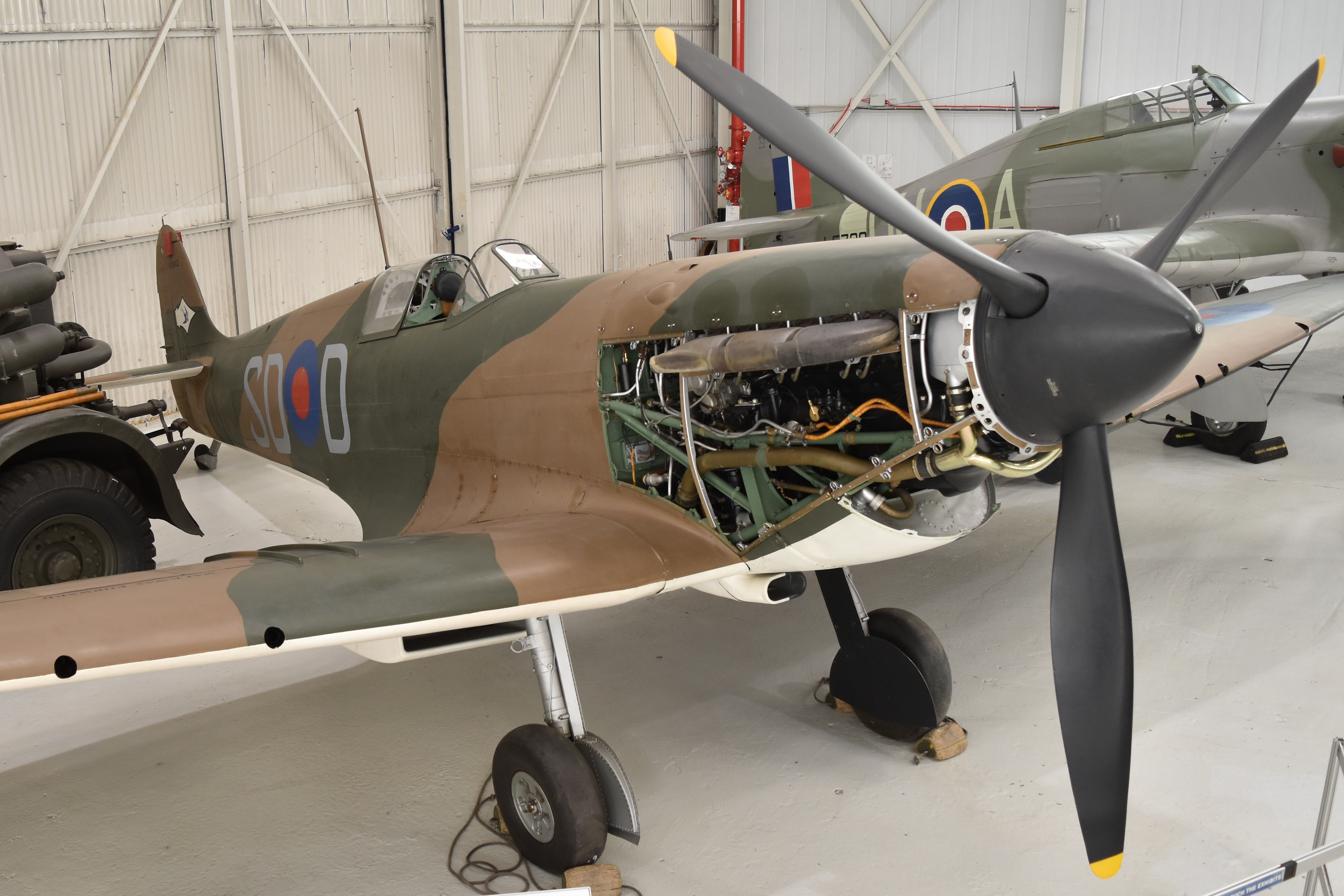 Red White & Blue Spitfire - RAF Museum VE Day 75th Celebrations 12 Supermarine Spitfire Ia ‘K9942 SD D’ 40101273723