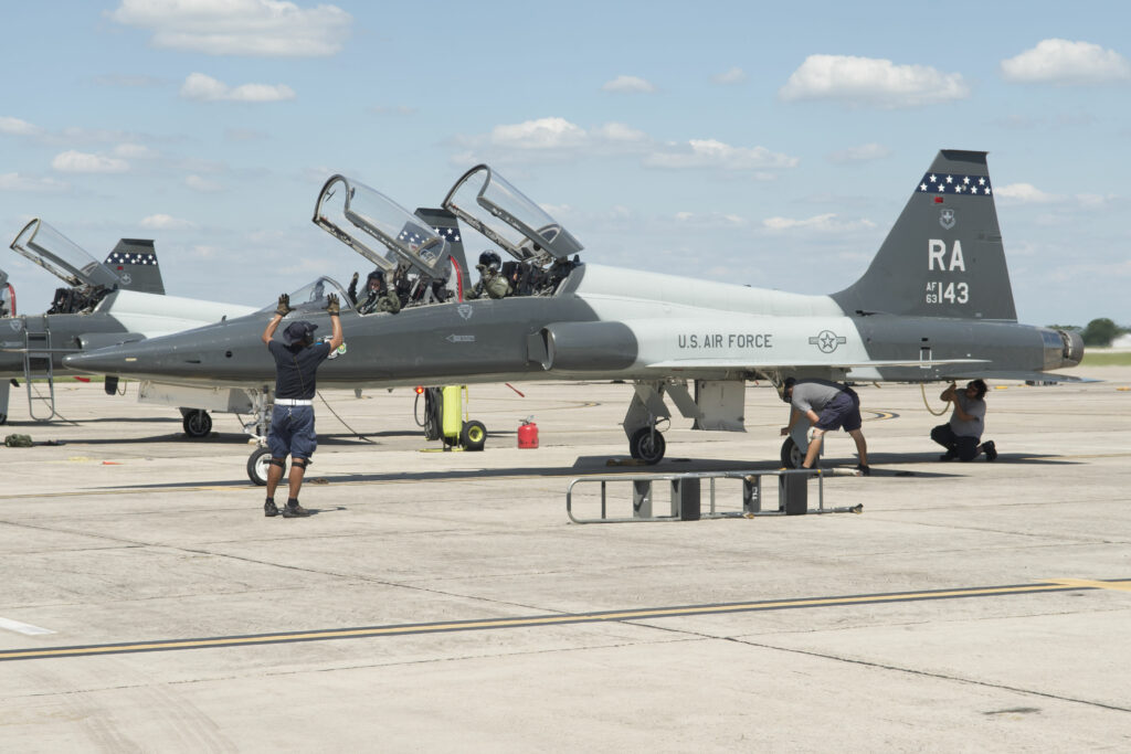USAF Training Command highlighted at EAA AirVenture Oshkosh 2023 11 T 38 arrival training mission