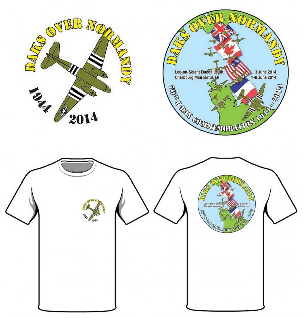 Support the Dakotas Over Normandy - Buy The Official T-shirt 10 The official t-shirt of the Dakotas Over Normandy project.