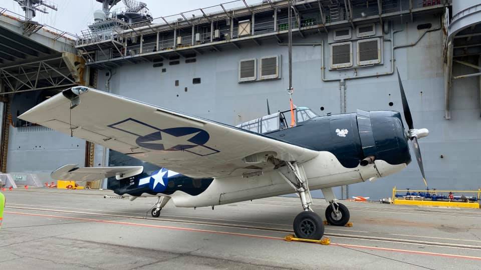 Warbirds Have Arrived in Hawaii for WWII 75th Anniversary Celebrations 18 TBM Avenger on USS