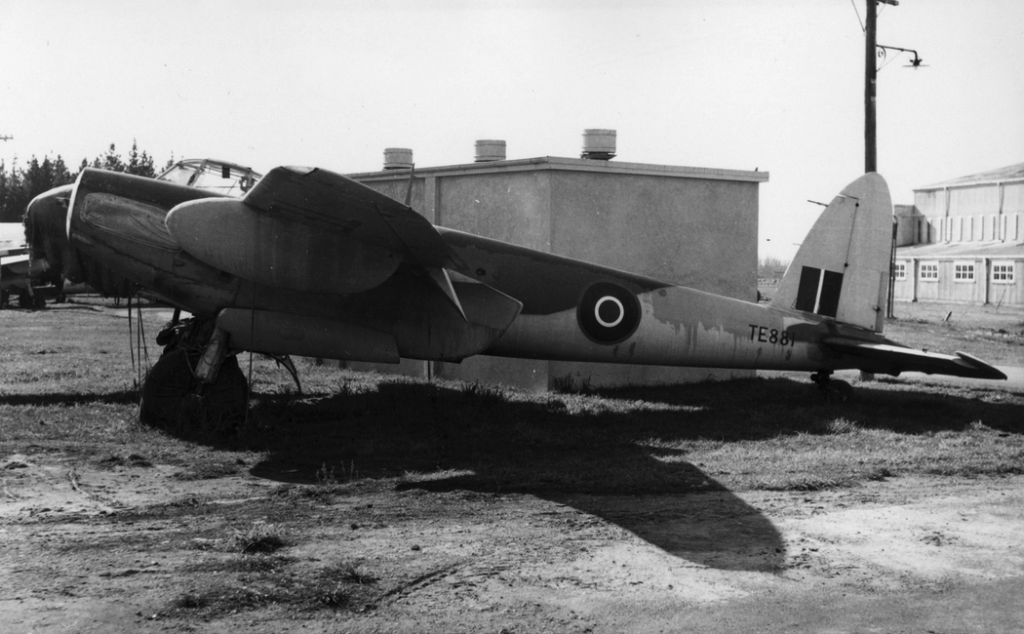 Mosquito FB MKVI TE881 / NZ2345 Restoration Update 11 TE881 was taken into storage soon after arrival from the UK and may never have carried its NZ serial.