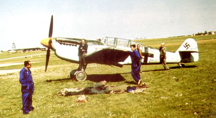 World Only Factory Built Two Seat Messerschmitt BF-109 For Sale By Platinum Fighter Sales 17 TM93B two seat ME109 in color