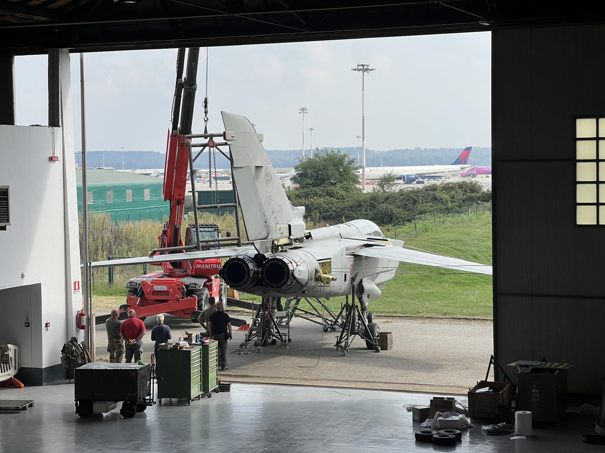 Volandia Park and Flight Museum Unveils Italian Air Force Tornado IDS 11 TORNADO MM7057 6 04 n