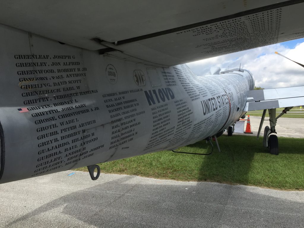 Masessa's Mohawk - An Airborne Vietnam War MIA Memorial 12 Tail Names