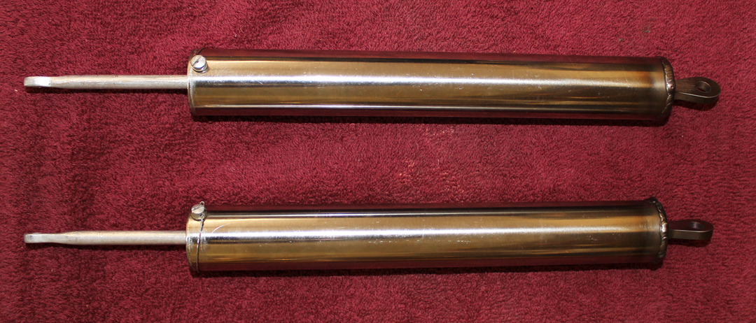 XP-82 Twin Mustang - April 2016 - Restoration Update 22 Tail wheel up and down position bungee locks. (photo via Tom Reilly)