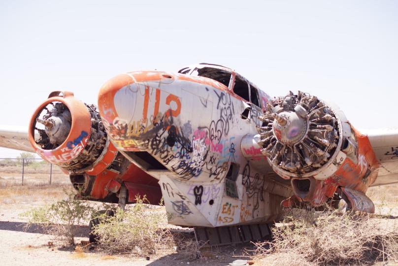 Wings in the Wasteland: The Forgotten Warbirds of Gila River Memorial Airfield 19 Tanker 112 seen in May 2025
