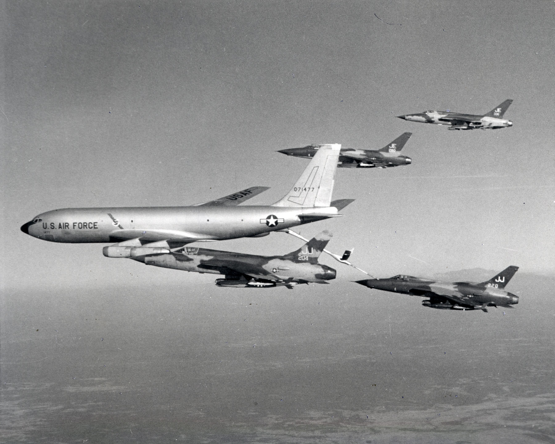 Above Rivalries: A Navy–Air Force Rescue That Defined Service 12 Tankers were essential in allowing heavy fighter bombers to reach North Vietnamese targets and return. U.S. Air Force photo