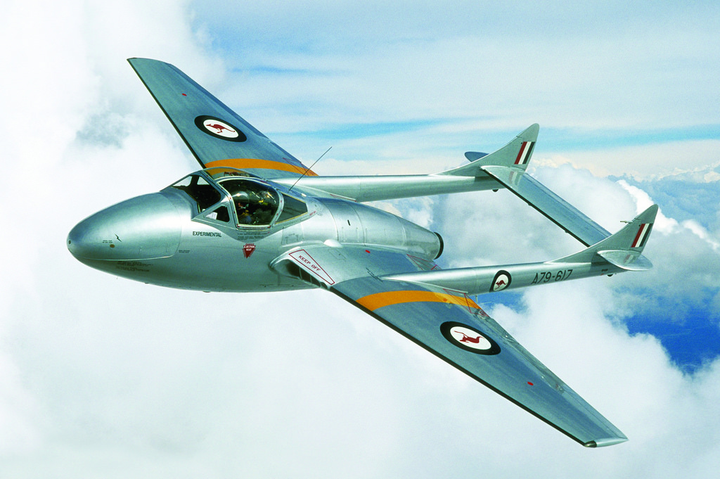 English Electric Canberra and de Havilland Vampire set to Return to the Air 13 Temora Aviation Musuem DH-115 Vampire T