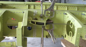 Restoration of Prototype XP-82 Twin Mustang, End of Summer Update 12 The aileron pulley brackets have now been completed
