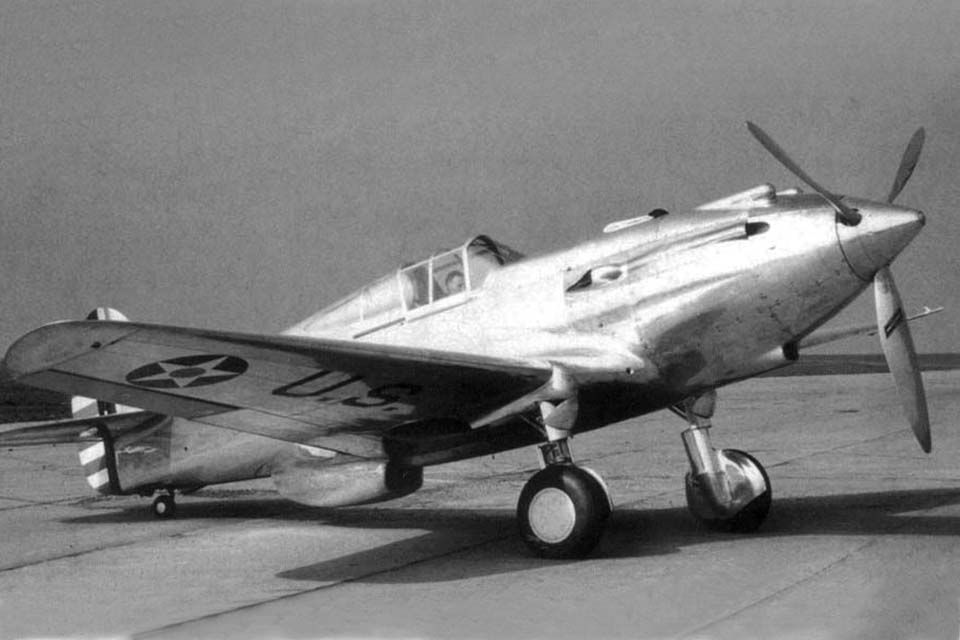 Today in Aviation History: First Flight of the Curtiss P-40 Warhawk 12 The Curtiss Wright XP 40 prototype 36 10 at Langley Field in the original configuration