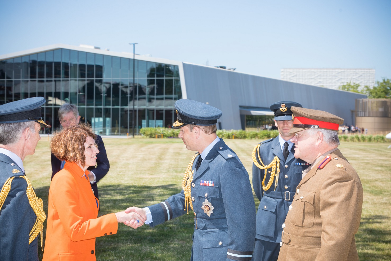 Royal Opening of Transformed RAF Museum 10 The Earl of Wessex KG GCVO opens transformed RAF Museum London