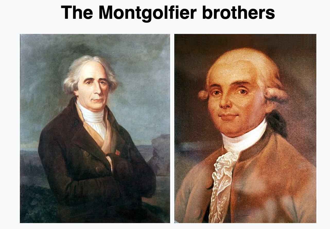 Today In Aviation History: First Documented Free-Flight of Humans 11 The Montgolfier brothers