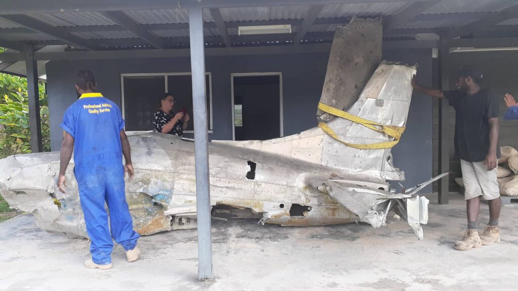 SBD Dauntless Components Displayed at the South Pacific WWII Museum 10 The South Pacific World War II Museum Sbd Dauntless 2