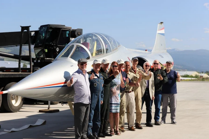 CF-104D Starfighter Arrived at KF Centre 11 The Starfighter is welcomed to KF Centre for Excellence. Photo by Matthew Abrey of KF Centre for