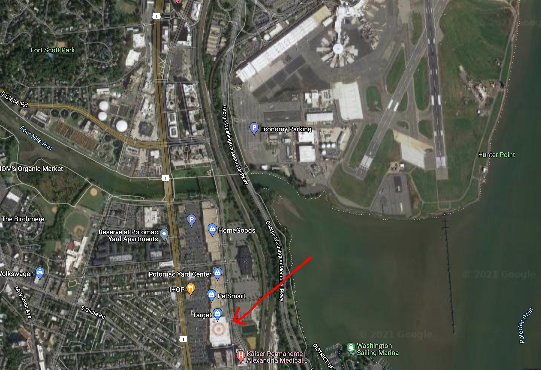 Darkest of Days - The 113th Wing on 9/11 15 The Target store south of National Airport