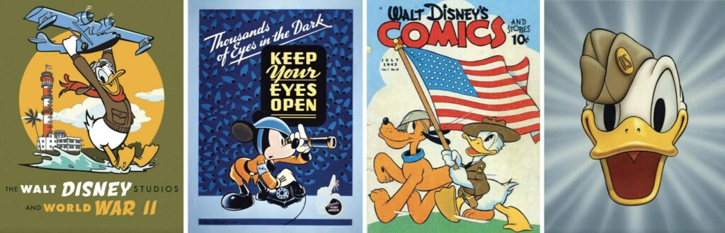Walt Disney Studios and WWII Exhibition Opens at Pearl Harbor Aviation Museum 10 The exhibit features more than 550 artifacts from The Walt Disney Studios work during World War II including those above