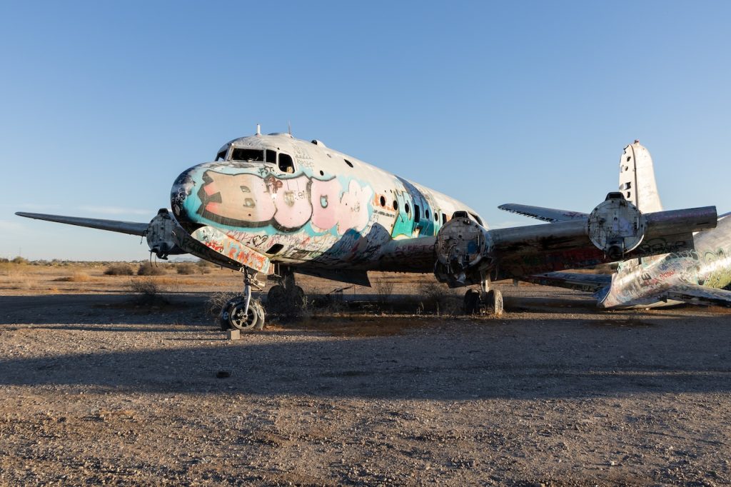 Wings in the Wasteland: The Forgotten Warbirds of Gila River Memorial Airfield 18 The last C 54 left at Memorial is N44910