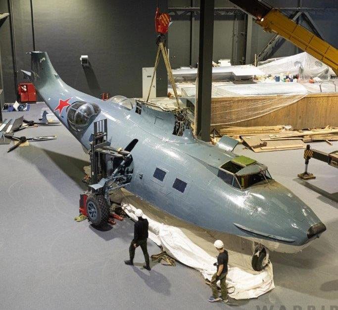 World Catalina News 2021 11 The newly arrived PBY 5A in the UMMC Museum Verkhnyaya Pyshma Sverdlovsk Russia as she is prepared for display