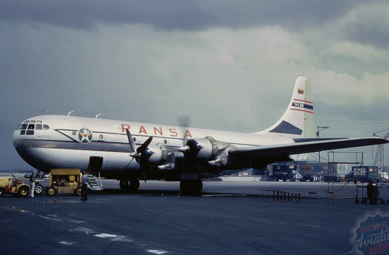 Today In Aviation History: First flight, Boeing Model 377 Stratocruiser 13 The prototype Boeing 377 Stratocruiser was sold to RANSA and converted to a freighter. It was named Carlos and registered YV C ERI