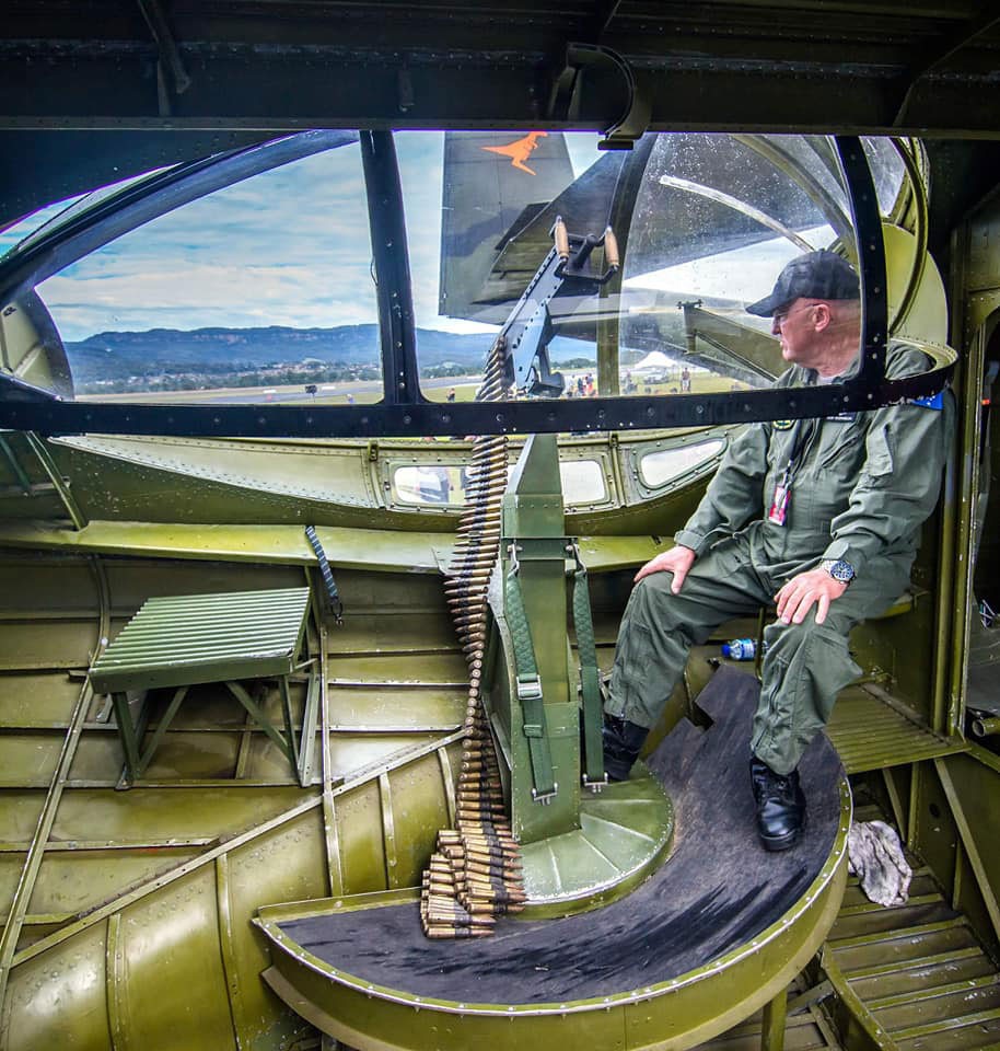 World Catalina News 2021 12 The superb interior of the HARS PBY 6A VH PBZ with Observer Bob Morrison on the look out. Photo HARS