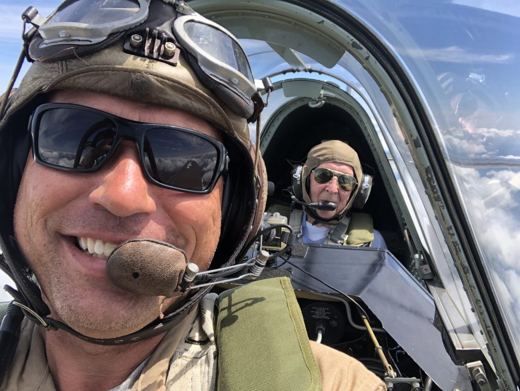 The Beauty of Flying Vintage Aircraft 10 Thom Richard flying a WWII veteran