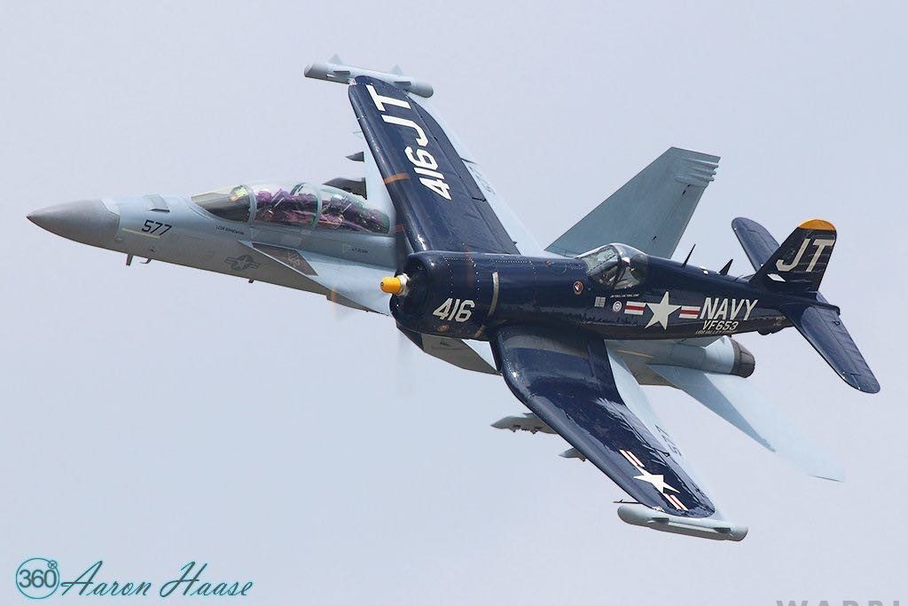 Thunder Over Michigan 2021 Air Show Report 30 Thunder Over Michigan 2021 NAVY Legacy Flight