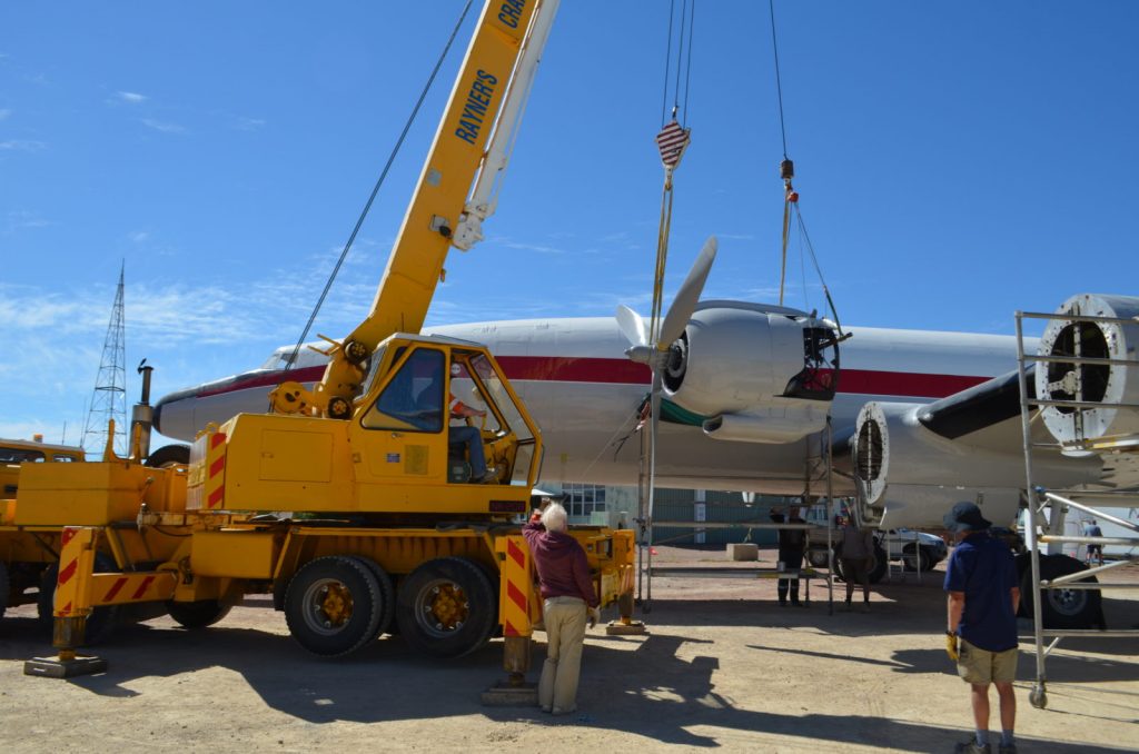Qantas Founders Museum's Super Constellation Update 12 Time of the engines to be put on
