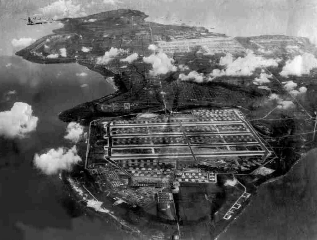 Tinian’s Historic WWII Airfield Undergoing Major Reconstruction 10 Tinian Airfields 1945 Looking North To South