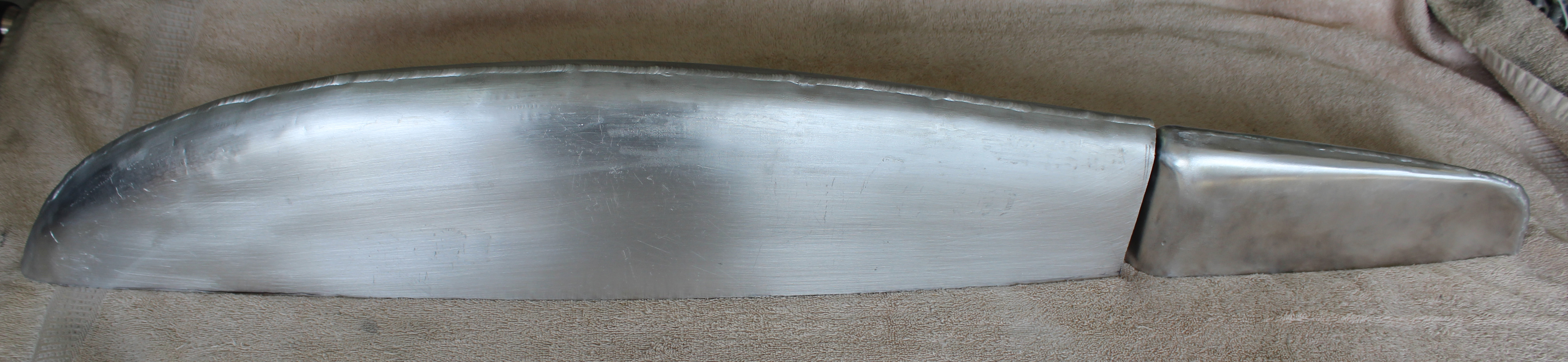 XP-82 Twin Mustang - June 2016 - Restoration Update 19 A vertical stabilizer and rudder tip set. (photo via Tom Reilly)