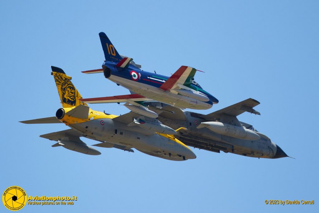 Italian Air Force Centenary Air Show 20 Tornado AMX Fiat G.91 formation
