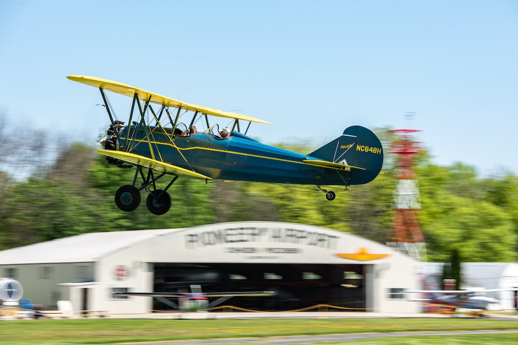 Fairchild and Travel Air Centennials to be Honored at EAA AirVenture Oshkosh 2025 13 Travel Air 4000 at Pioneer by Sam Sasin