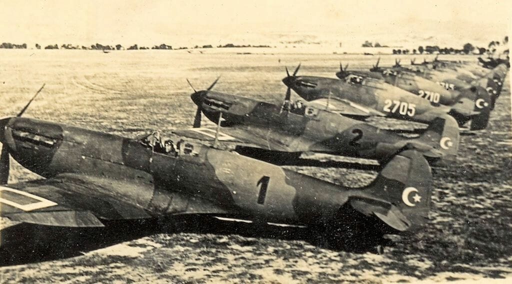 Spitfire Mk.IX TE517 Receives Turkish Air Force Markings 11 Turkish Air Force wanted to add Spitfire Mk 1
