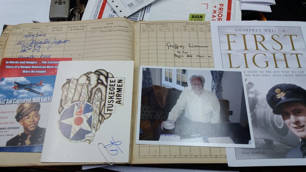 The Logbook Project 13 Tuskegee Airman and POW Alexander Jefferson and Battle of Britain pilot Geoffrey Wellum