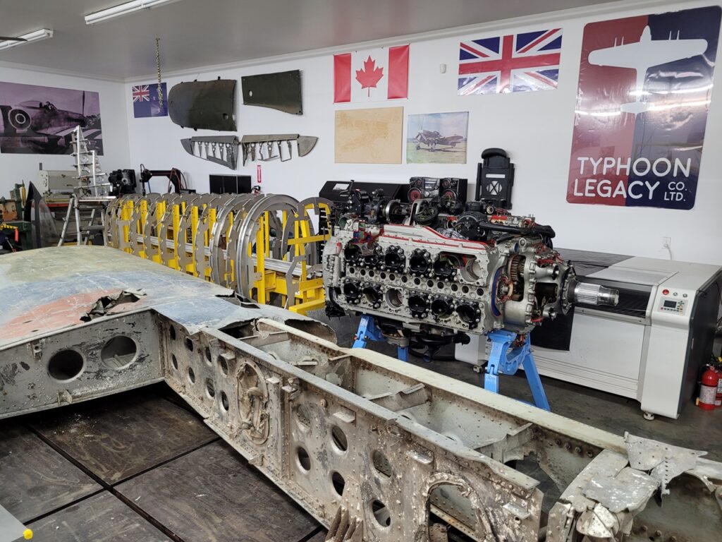 Hawker Typhoon JP843’s Cockpit Christmas Challenge 11 Typhoon workshop