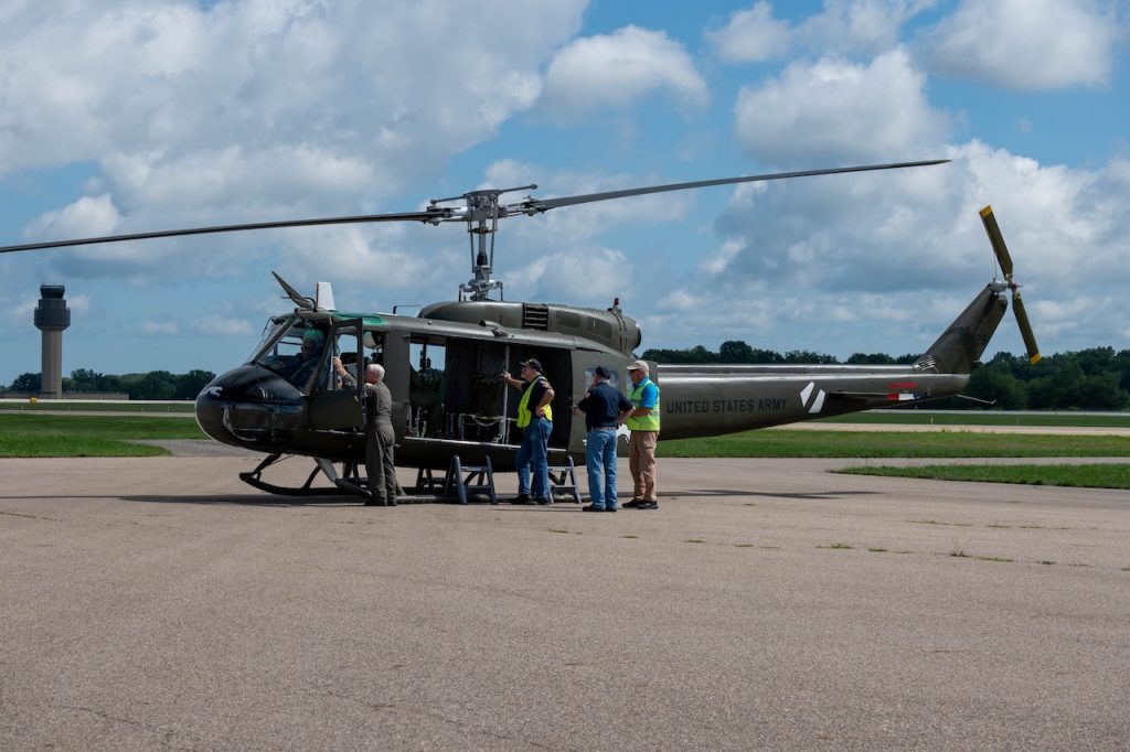 Vietnam-Era Huey Helicopter to Fly Over Portage and Kalamazoo 10 UH 1H Huey Greyhound S N 66 01126 Michigan Flight Museum