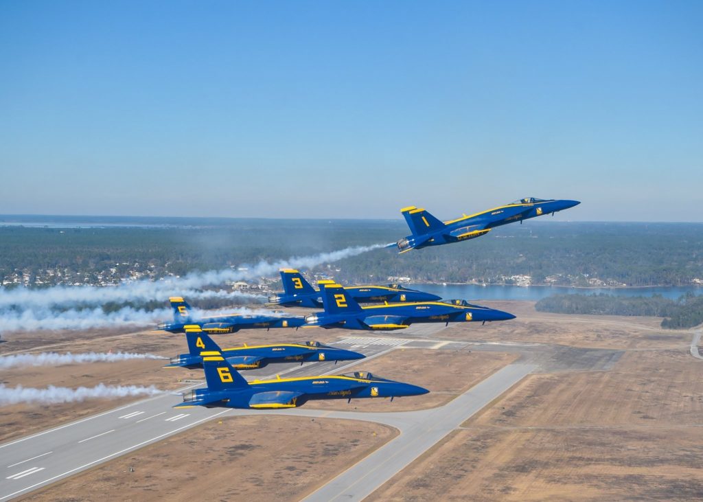 Blue Angels First Appearance in New Super Hornets Will Be at SUN ‘n FUN 10 US NAVY Blue Angels Super Hornets