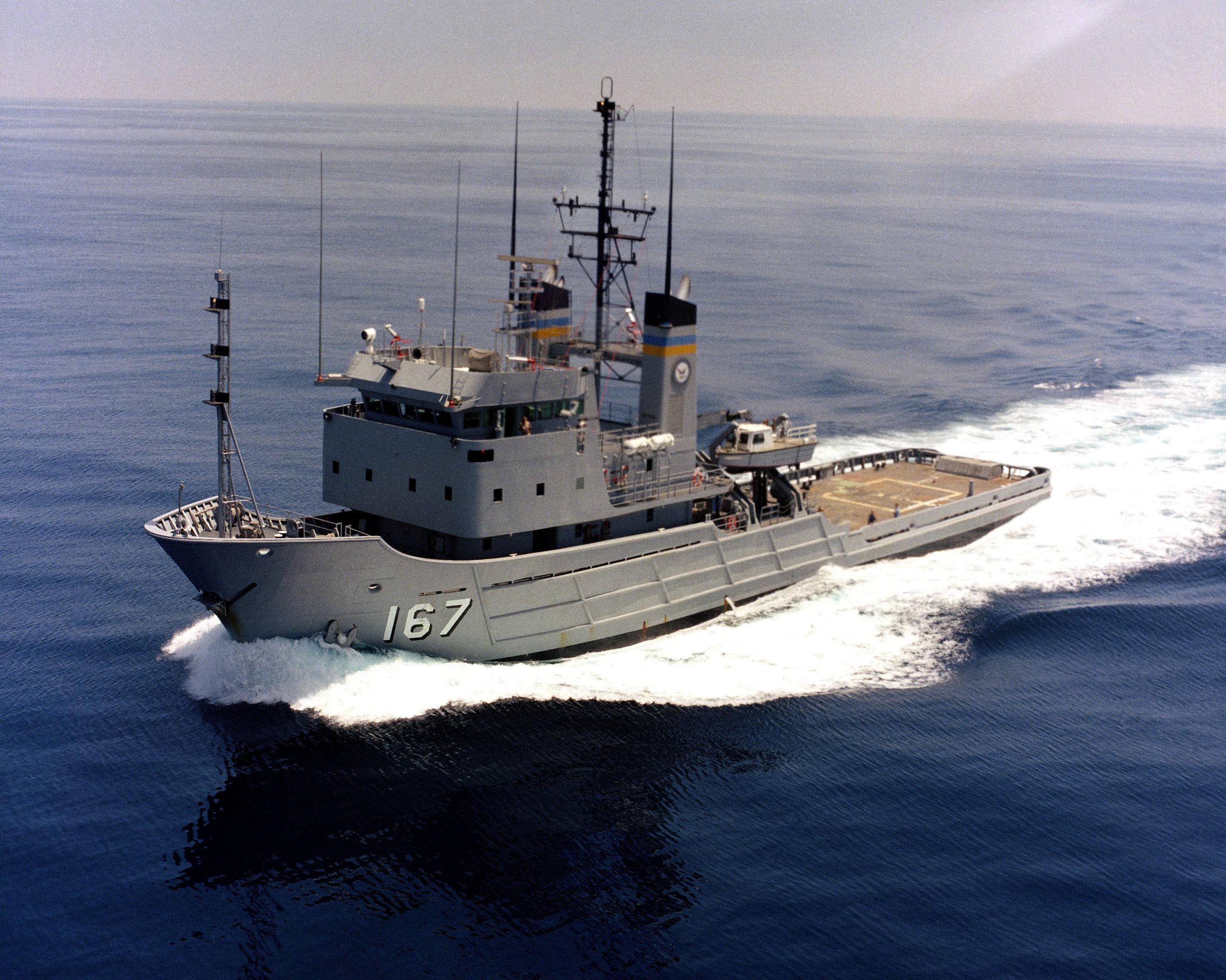 Raised From the Pacific: The Story of General Galer’s Grumman F3F “Flying Barrel" 21 USNS Narragansett T ATF 167 underway scaled