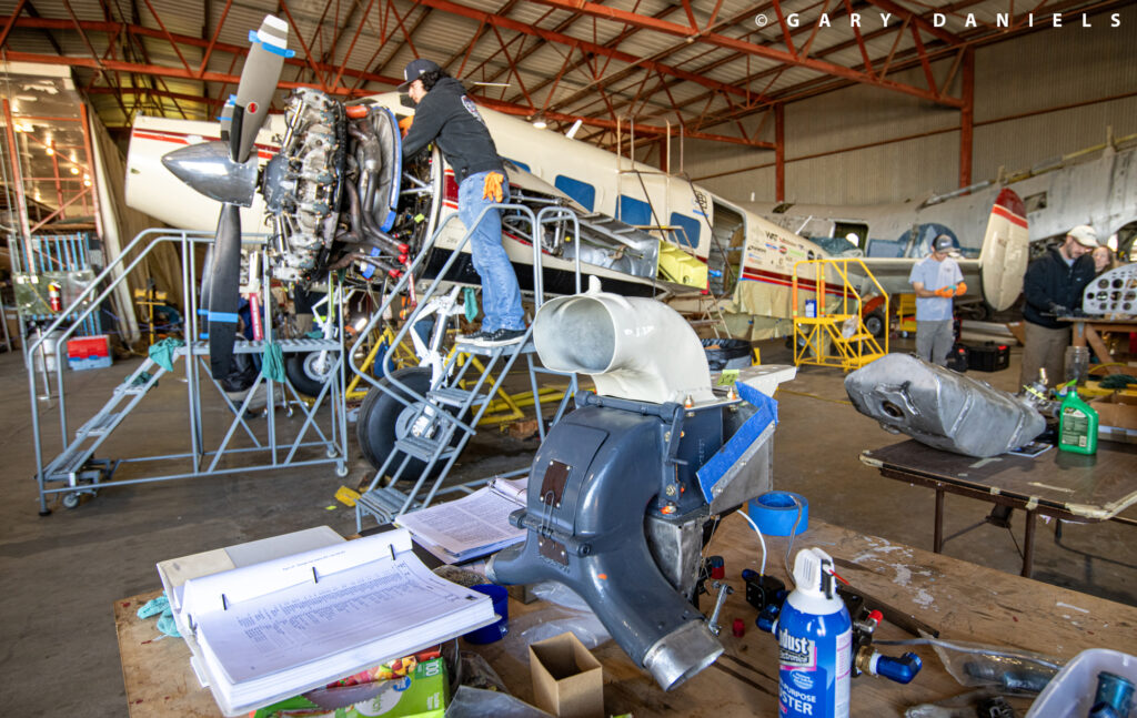 Hollywood Bomber Restoration Update: Major Systems Completed, Ground Runs Performed 14 VFM B18 Gary Daniels01